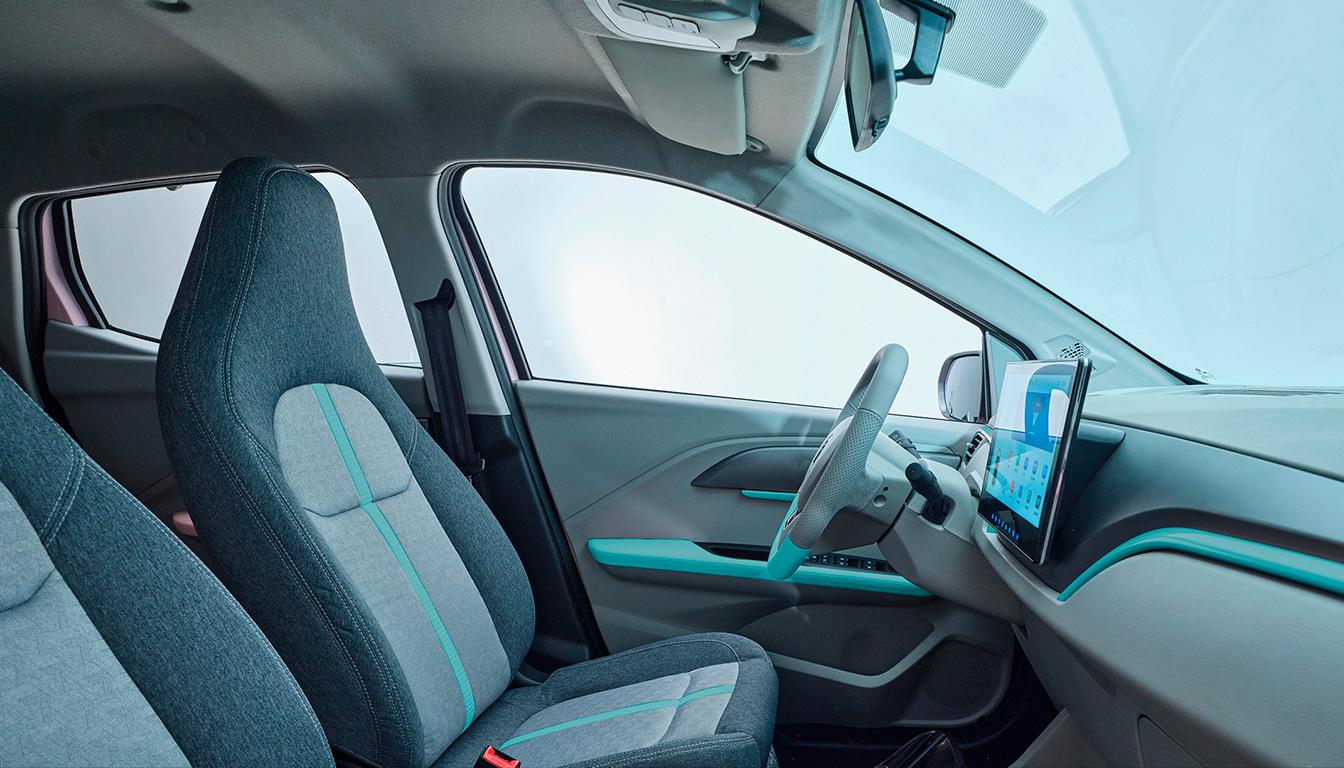 Vista desde el asiento del conductor